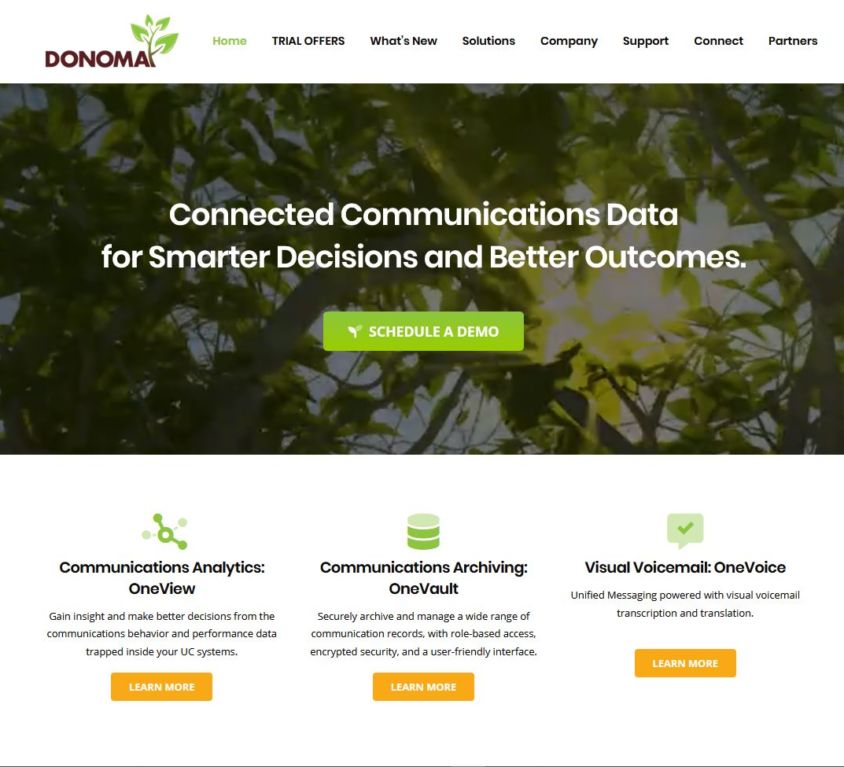 Donoma Software – Website